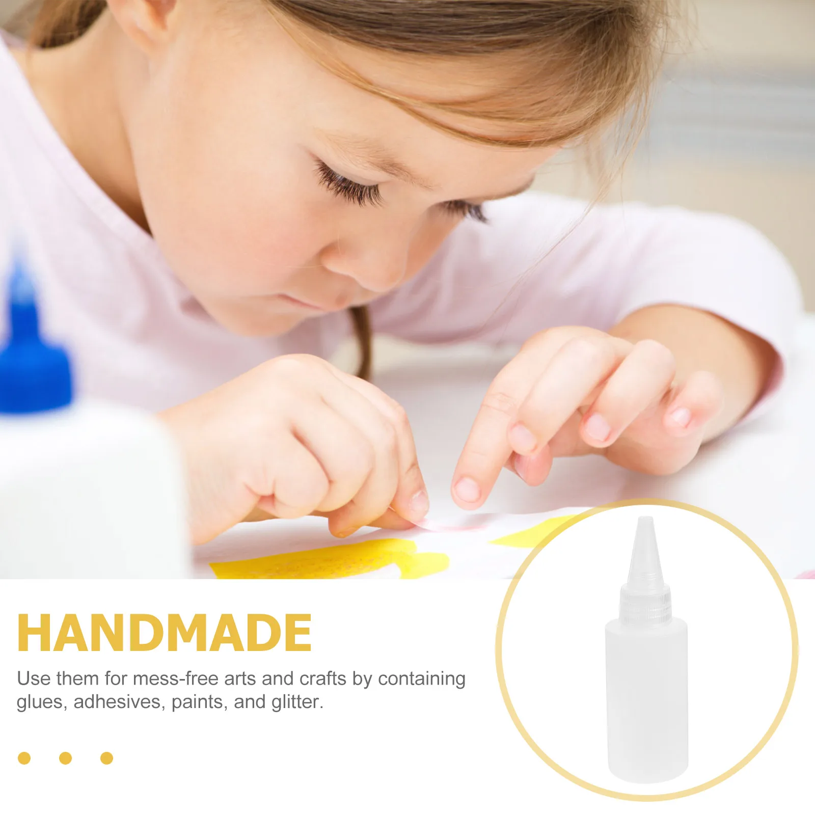 100 Pcs Paint Glue Bottles Squeeze Transparent Condiment Plastic Nozzle Tiny Pointed Refillable Durable Pigment Arts Crafts
100 Pcs Paint Glue Bottles Squeeze Transparent Condiment Plastic Nozzle Tiny Pointed Refillable Durable Pigment Arts Crafts