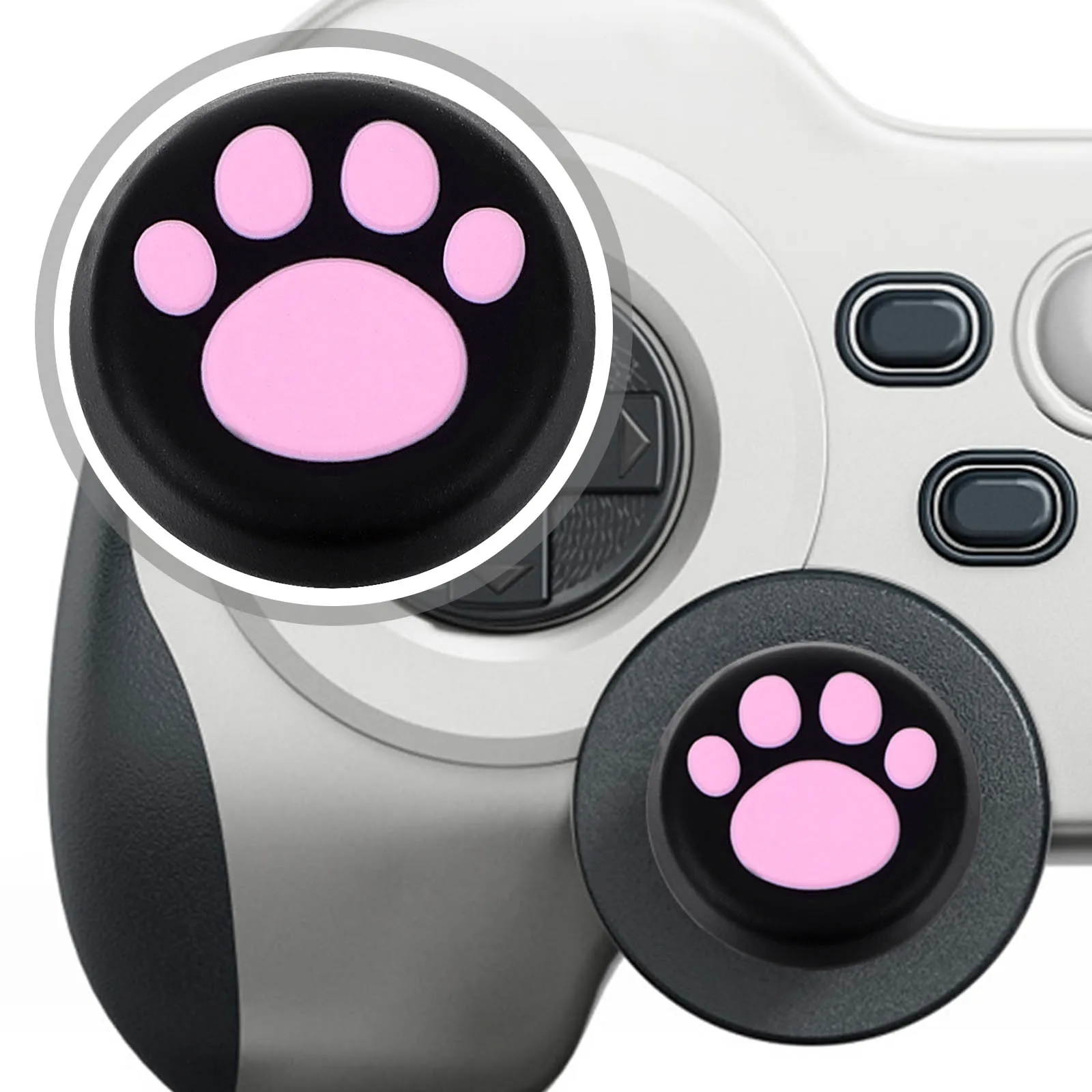 16pcs Silicone Joystick Covers Cat Claw Thumb Grip Caps Durable Heat Resistant Comfortable Game Controller for Gaming
16pcs Silicone Joystick Covers Cat Claw Thumb Grip Caps Durable Heat Resistant Comfortable Game Controller for Gaming