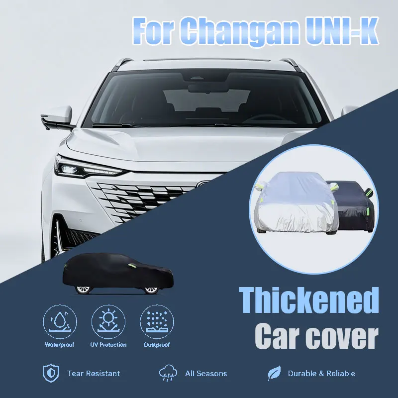 For Changan UNI-K Full Car Cover Reflective Strips Waterproof Snowproof Dustproof UV Protection Outdoor Auto Accessory
For Changan UNI-K Full Car Cover Reflective Strips Waterproof Snowproof Dustproof UV Protection Outdoor Auto Accessory