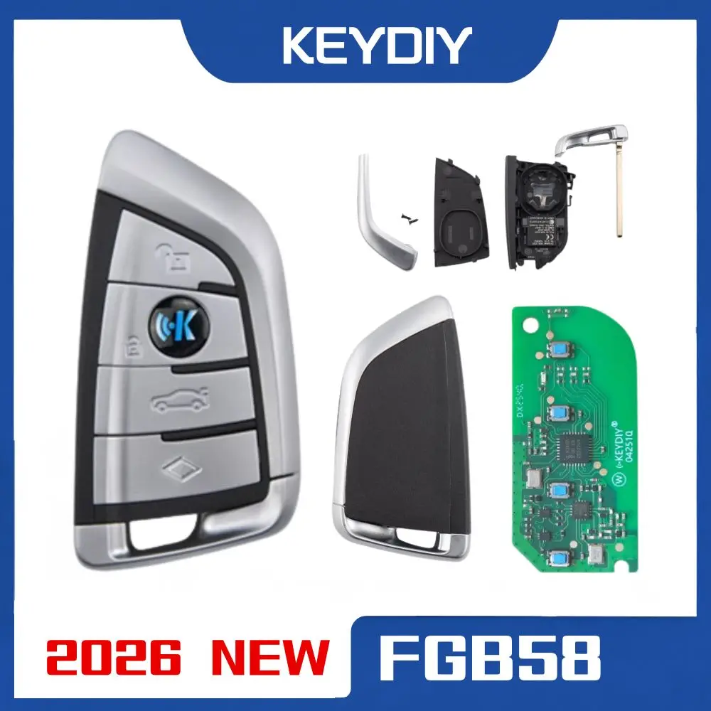 2026 New KEYDIY KD FGB58 keys PCB Board with Shell for BMW FEM, BDC, CAS4, CAS4+ for ZB Keys Smart remote key
2026 New KEYDIY KD FGB58 keys PCB Board with Shell for BMW FEM, BDC, CAS4, CAS4+ for ZB Keys Smart remote key