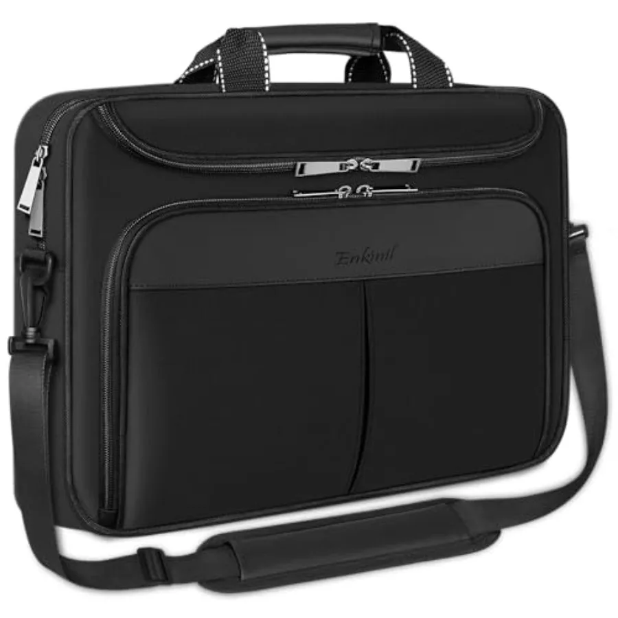 17 inch Waterproof Protective Laptop Messenger Briefcase with Adjustable Shoulder Strap, Men Women Travel/Business Bag Compatib
17 inch Waterproof Protective Laptop Messenger Briefcase with Adjustable Shoulder Strap, Men Women Travel/Business Bag Compatib