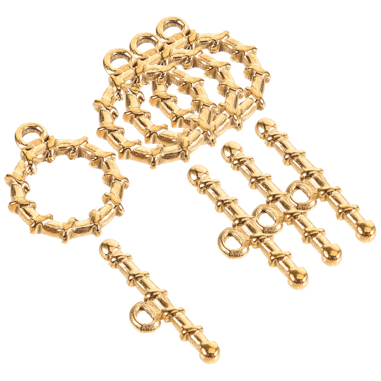 4 Sets Necklace Link Buckle Jewelry Clasps for Necklaces Bracelet Making Connectors Connection
4 Sets Necklace Link Buckle Jewelry Clasps for Necklaces Bracelet Making Connectors Connection