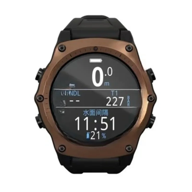 Watch-type diving technology computer watch color screen, can be connected to wireless sensors
Watch-type diving technology computer watch color screen, can be connected to wireless sensors