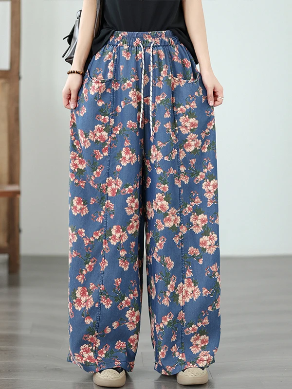 Summer plus Size Denim Print Loose Slimming Casual Straight Leg Wide Leg Pants High Waist Cotton Casual Fashion Ladies
Summer plus Size Denim Print Loose Slimming Casual Straight Leg Wide Leg Pants High Waist Cotton Casual Fashion Ladies