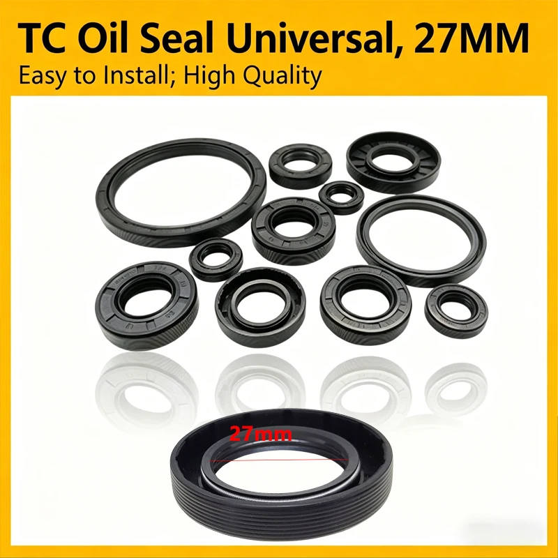 TG4/TC Skeleton Oil Seal Inner Diameter 27mm Oil Resistant And Wear-Resistant Sealing Ring Waterproof Rubber Ring Chassis Part
TG4/TC Skeleton Oil Seal Inner Diameter 27mm Oil Resistant And Wear-Resistant Sealing Ring Waterproof Rubber Ring Chassis Part