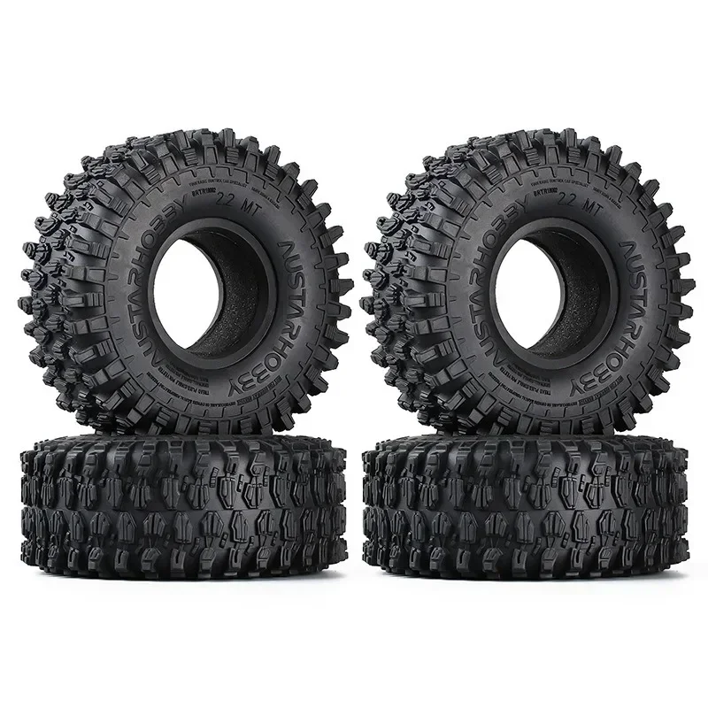 4PCS 128x48mm 2.2" RC Rock Crawler Tires for Axial Wraith/KM5 | Off-Road Rubber Terrain Wheels | 1/10 Scale All-Terra
4PCS 128x48mm 2.2" RC Rock Crawler Tires for Axial Wraith/KM5 | Off-Road Rubber Terrain Wheels | 1/10 Scale All-Terra