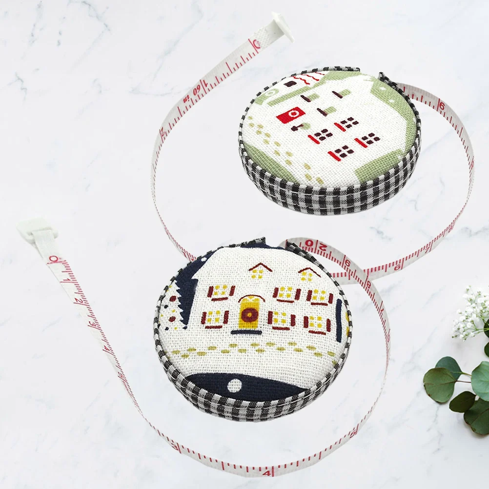 2Pcs Cloth Measuring Tape Retractable Fabric Ruler Compact Wear-Resistant Tool for Sewing Store Measurement
2Pcs Cloth Measuring Tape Retractable Fabric Ruler Compact Wear-Resistant Tool for Sewing Store Measurement
