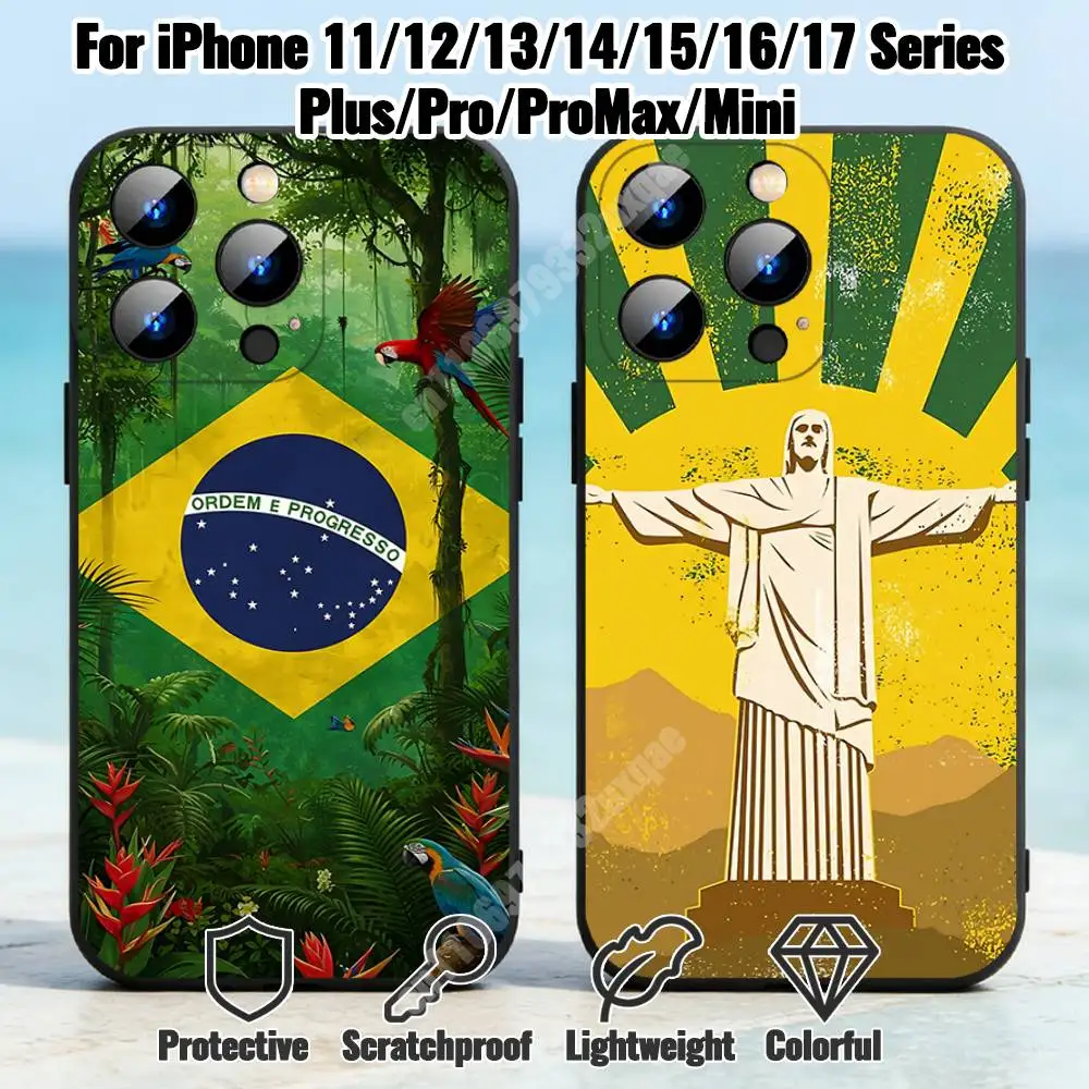 Brazil Rio de Janeiro City Phone Case for iPhone 17 16 16E 15 14 Pro Plus Air 13 12 11 Max Mini X XR XS TPU Bumper
Brazil Rio de Janeiro City Phone Case for iPhone 17 16 16E 15 14 Pro Plus Air 13 12 11 Max Mini X XR XS TPU Bumper