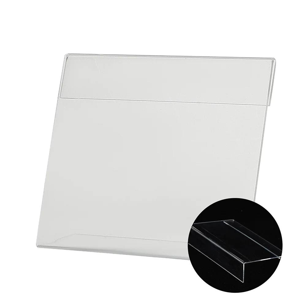 3 Pcs Price OEM Acrylic Display Risers Labels Name Clip Stand Food Sign Holder Flyer Card Ticket Desktop
3 Pcs Price OEM Acrylic Display Risers Labels Name Clip Stand Food Sign Holder Flyer Card Ticket Desktop