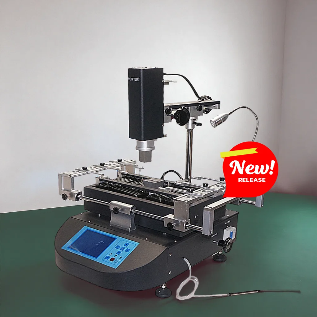 HT-R490 3-Zone BGA Rework Station | Intelligent Hot Air Control System, Smart Fault Detection & Silent Operation
HT-R490 3-Zone BGA Rework Station | Intelligent Hot Air Control System, Smart Fault Detection & Silent Operation
