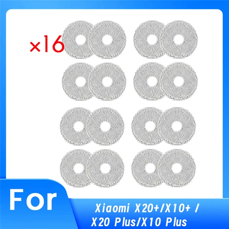 AB34-16 шт. тряпка для чистки Xiaomi X20 +/X10 +/X20 Plus/X10 Plus, запасные части для робота-пылесоса
AB34-16 шт. тряпка для чистки Xiaomi X20 +/X10 +/X20 Plus/X10 Plus, запасные части для робота-пылесоса