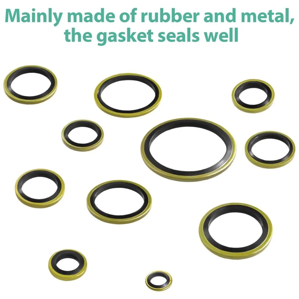 A50U 378 Pcs NBR Metal Bonded Sealing Washer Assortment Kit M6 M8 M10 M12 M14 M16 M18 M20 M22 M24 M27 M30
A50U 378 Pcs NBR Metal Bonded Sealing Washer Assortment Kit M6 M8 M10 M12 M14 M16 M18 M20 M22 M24 M27 M30
