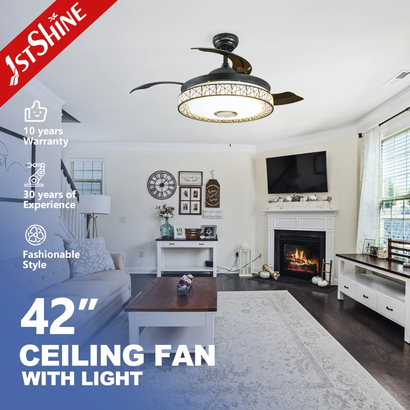 1Stshine Bedroom Disco Invertible Blades Music Ceiling Fan With Light Hidden Blades
1Stshine Bedroom Disco Invertible Blades Music Ceiling Fan With Light Hidden Blades
