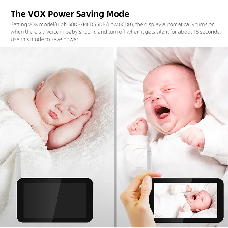 Wireles Baby Monitor Babyphone Security Nanny VOX HD Night Vision PTZ Lullabies Temperature 5'' Touch Screen Video Camera Bebe
Wireles Baby Monitor Babyphone Security Nanny VOX HD Night Vision PTZ Lullabies Temperature 5'' Touch Screen Video Camera Bebe