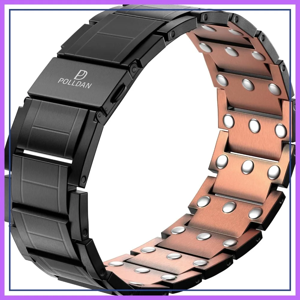 Copper Bracelet 6200 Gauss Power, 99.99% Pure Copper Magnetic Bracelet for Men, Adjustable Fit, Stylish Jewelry, Magnet Gifts for Him
Copper Bracelet 6200 Gauss Power, 99.99% Pure Copper Magnetic Bracelet for Men, Adjustable Fit, Stylish Jewelry, Magnet Gifts for Him