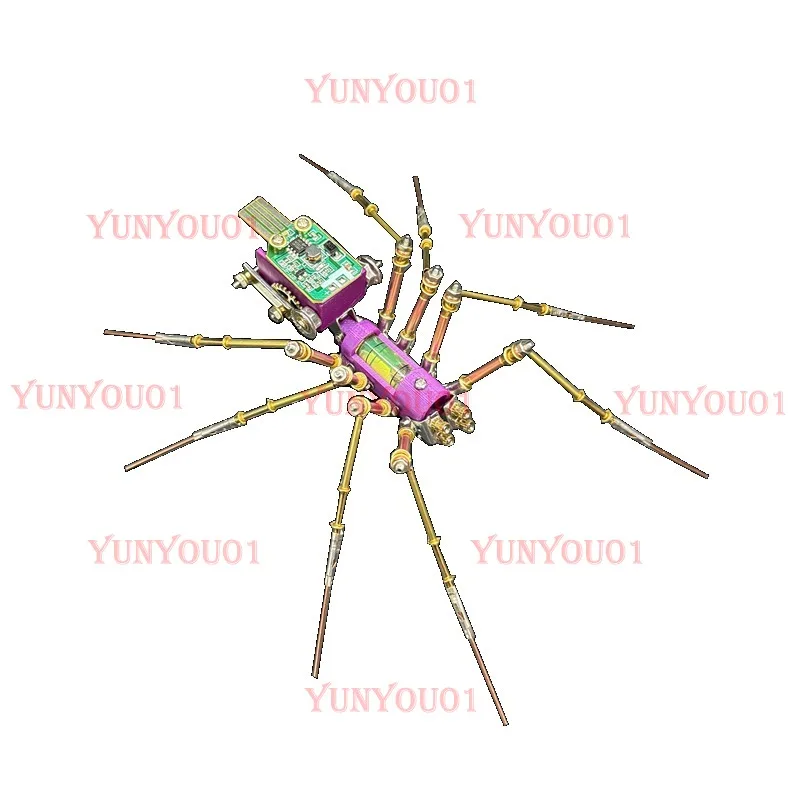 Cyberpunk Mechanical Technology Spider Metal Assembly Model 3D Three-Dimensional Creative Handmade Holiday Toys
Cyberpunk Mechanical Technology Spider Metal Assembly Model 3D Three-Dimensional Creative Handmade Holiday Toys