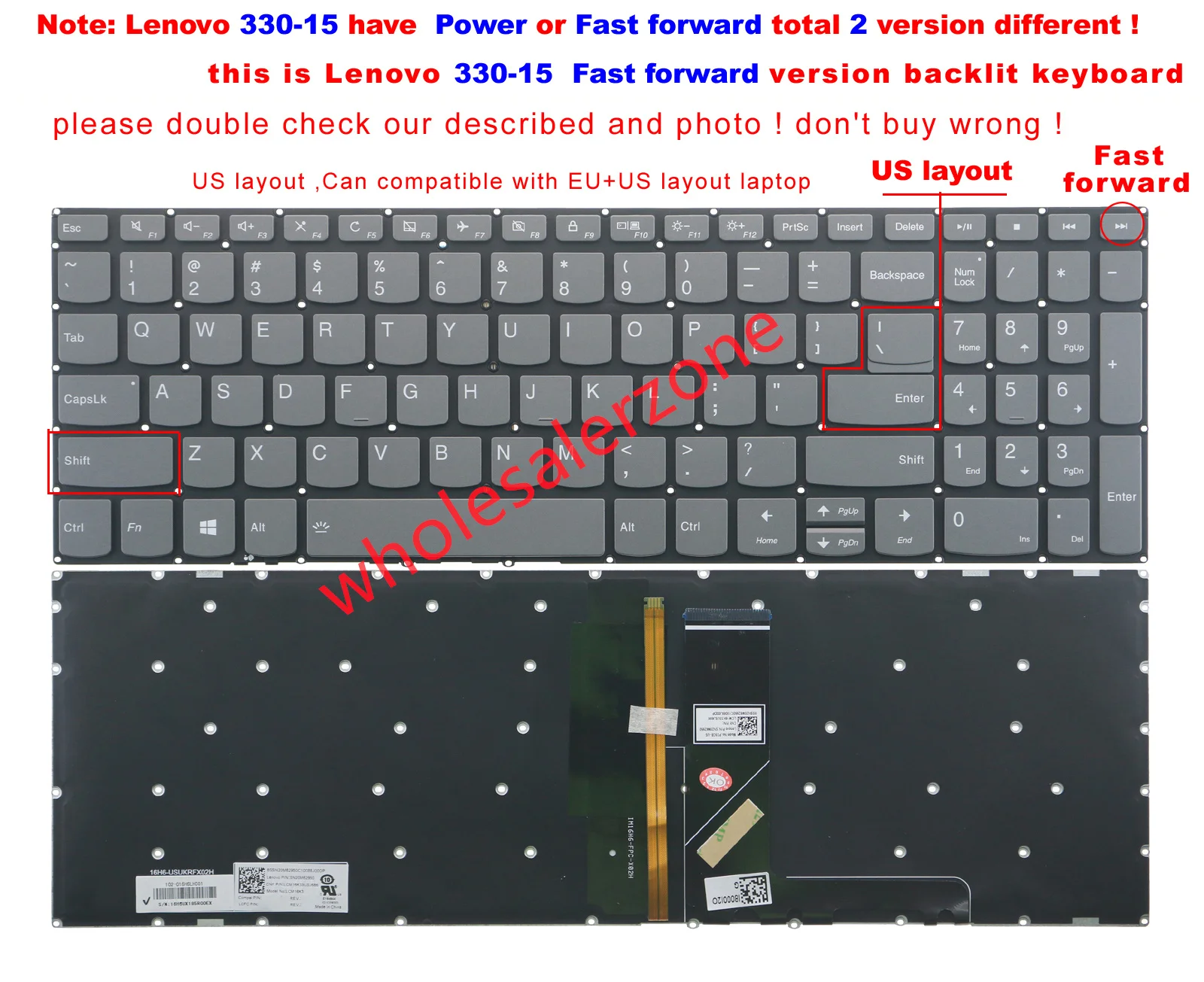New for Lenovo IdeaPad 330-15 330-17 520-15 S340-15IWL S340-15API,3-15ARE05 3-15IGL05 3-15IIL05 3-15ITL05 laptop US Keyboard
New for Lenovo IdeaPad 330-15 330-17 520-15 S340-15IWL S340-15API,3-15ARE05 3-15IGL05 3-15IIL05 3-15ITL05 laptop US Keyboard