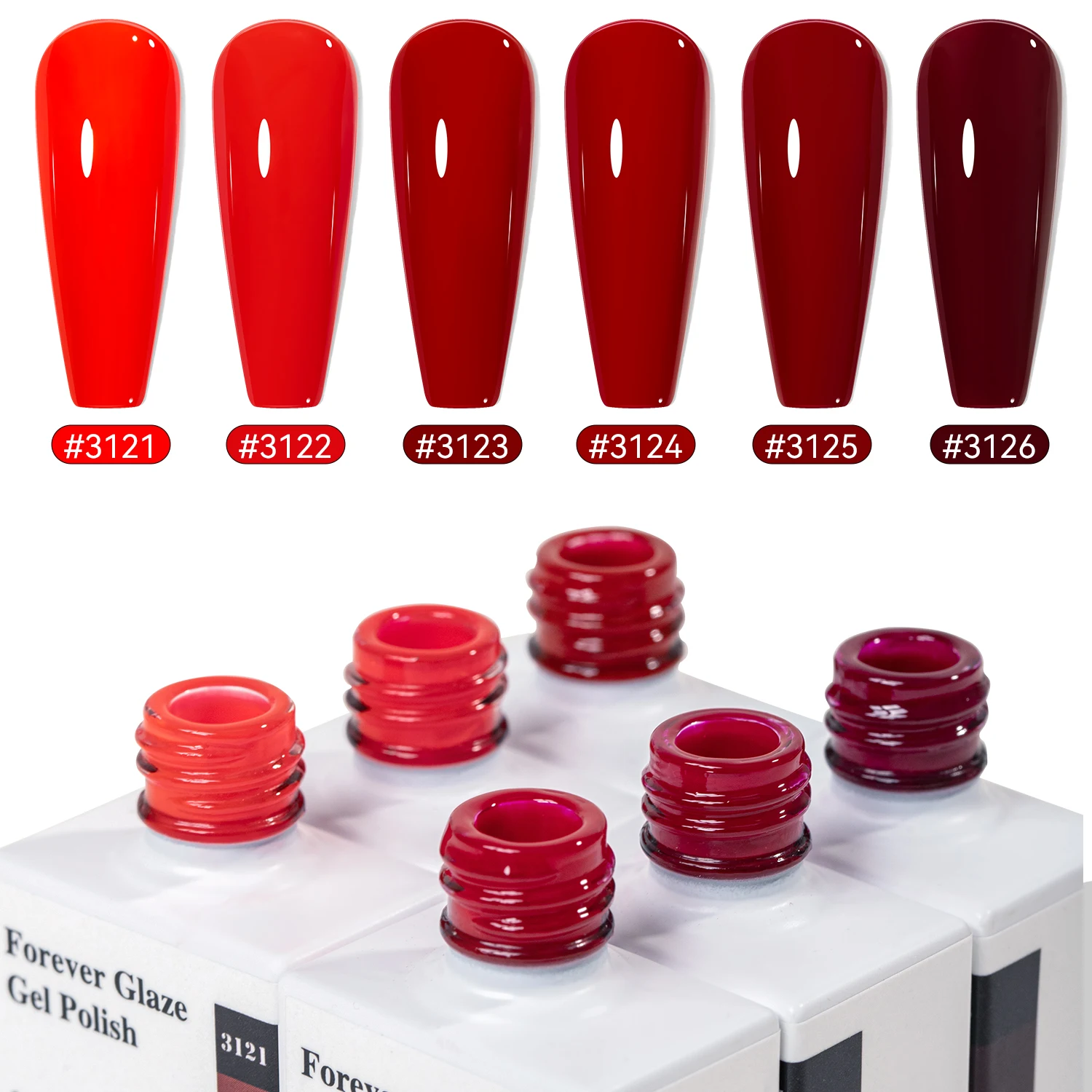 Vendeeni New Year 6Colors Red Gel Polish Collection TPO Free Hema Free Nail Supplies OEM/ODM Custom 10ml Red Gel Nail Polish
Vendeeni New Year 6Colors Red Gel Polish Collection TPO Free Hema Free Nail Supplies OEM/ODM Custom 10ml Red Gel Nail Polish