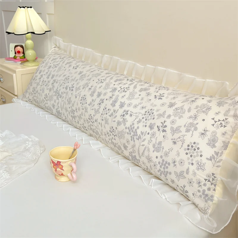 Fresh Floral Length PIllowcase For Couple Double ,Lace Side Blostercase,Home Bed Decor Sleeping Pillow Cover 48*120cm наволочка
Fresh Floral Length PIllowcase For Couple Double ,Lace Side Blostercase,Home Bed Decor Sleeping Pillow Cover 48*120cm наволочка