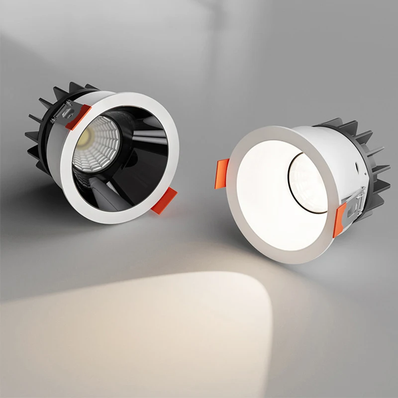 Round Anti-Glare Downlights Led COB Recessed Spotlight 10W Hole Size 8cm for Bedroom Living Room Corridor Interior Lighting
Round Anti-Glare Downlights Led COB Recessed Spotlight 10W Hole Size 8cm for Bedroom Living Room Corridor Interior Lighting