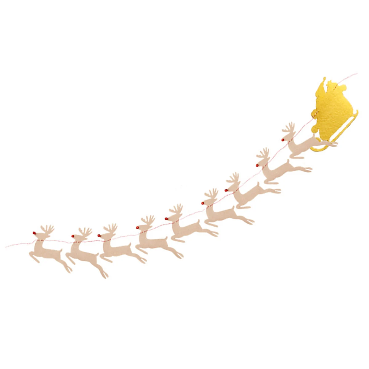 Elk Sled Pulling Flag Christmas Decorations Party Garland Stocking Banner Non-woven
Elk Sled Pulling Flag Christmas Decorations Party Garland Stocking Banner Non-woven