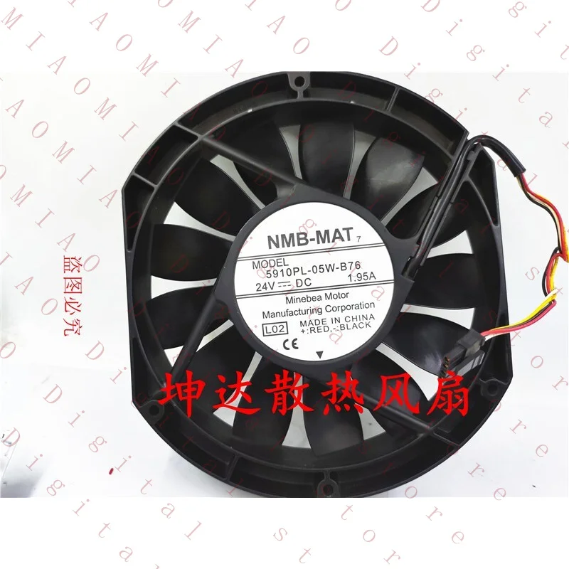 TG 1 PCS for NMB Fan 5910PL-05W-B76 24V 1.95A 17025 17cm HP server cooling fan 4 pin
TG 1 PCS for NMB Fan 5910PL-05W-B76 24V 1.95A 17025 17cm HP server cooling fan 4 pin