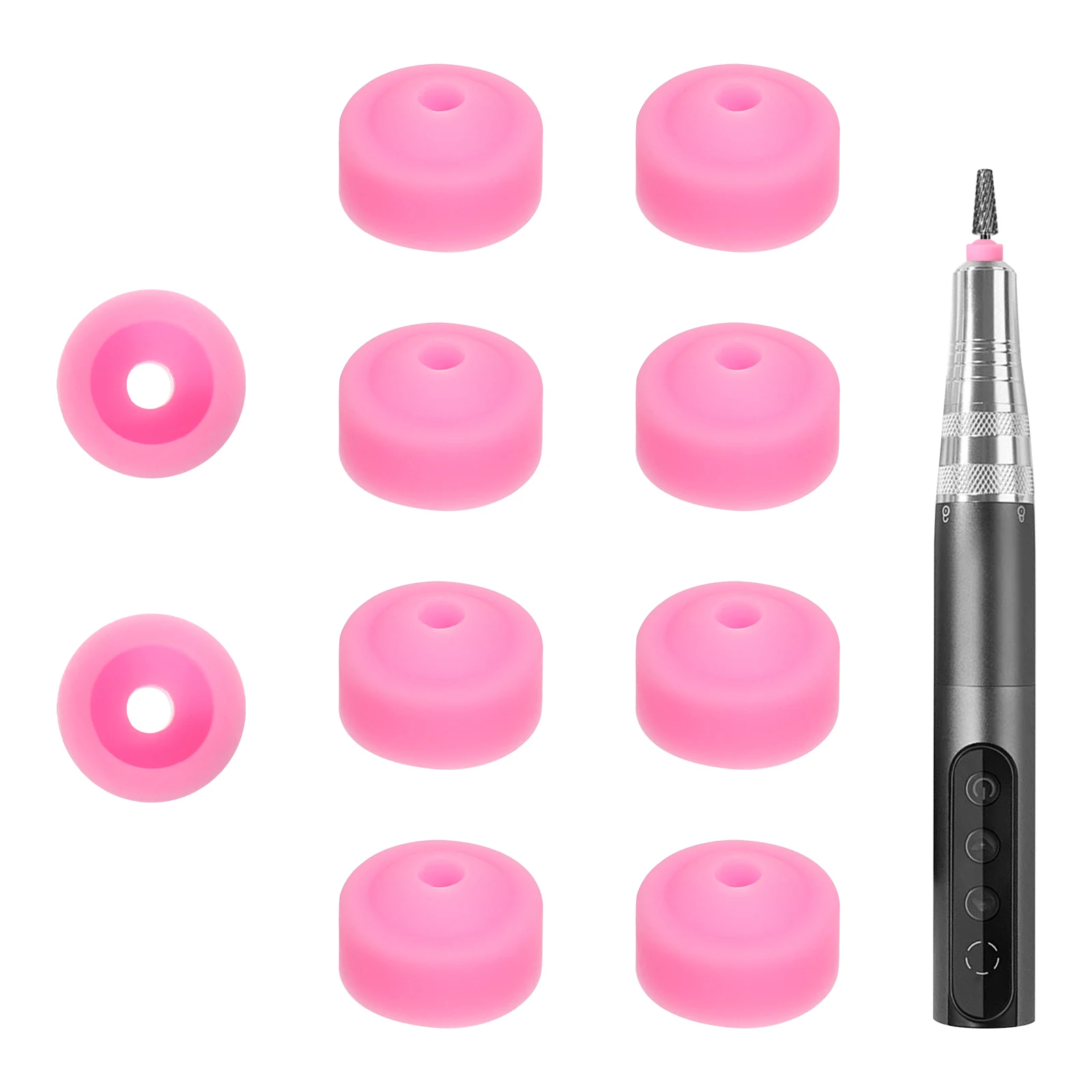 10pcs Dustproof Protector Caps for Nail Drill Bits Silica Gel Cover Nail Art Tools Dust Cover Grinder Heads Protective
10pcs Dustproof Protector Caps for Nail Drill Bits Silica Gel Cover Nail Art Tools Dust Cover Grinder Heads Protective