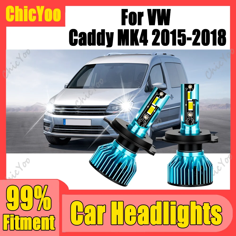 2PCS High Power Canbus No error H4 High Low Beam LED Headlights 6000K Super White 120W 30000LM 12V For VW Caddy MK4 2015-2018
2PCS High Power Canbus No error H4 High Low Beam LED Headlights 6000K Super White 120W 30000LM 12V For VW Caddy MK4 2015-2018