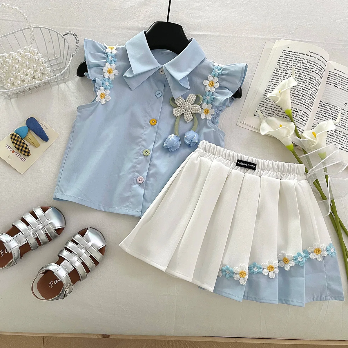 Комплекты одежды для девочек, лето 2025 г., детские хлопковые рубашки, топы, юбки, комплект из 2 предметов, платье принцессы, костюм для ребенка, наряды для дня рождения, детей
Комплекты одежды для девочек, лето 2025 г., детские хлопковые рубашки, топы, юбки, комплект из 2 предметов, платье принцессы, костюм для ребенка, наряды для дня рождения, детей