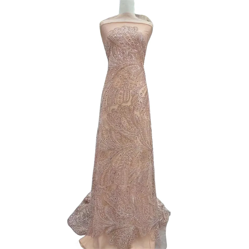 African Sequins Lace Fabric, Beaded Lace Fabrics, French Tulle Mesh, SYJ-1308806
African Sequins Lace Fabric, Beaded Lace Fabrics, French Tulle Mesh, SYJ-1308806