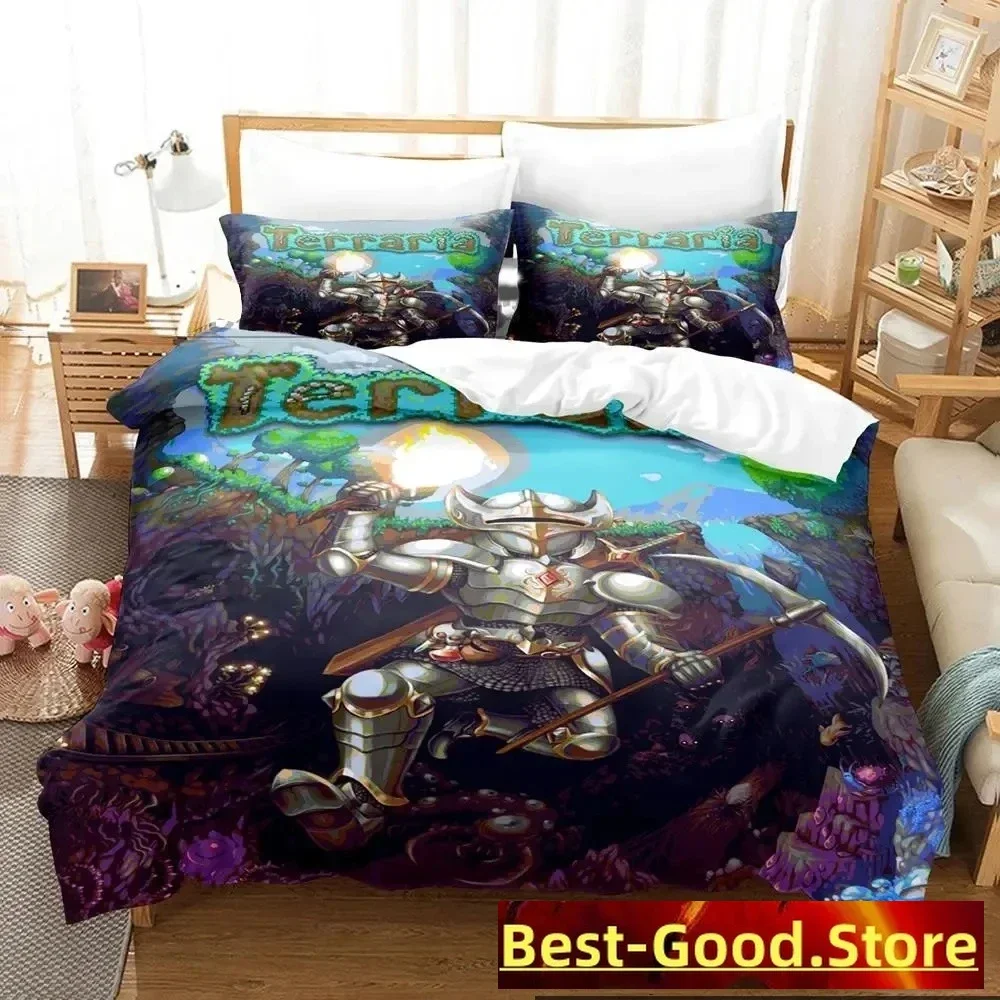 3D Print Terraria Bedding Set Boys Girls Twin Queen King Size Duvet Cover Pillowcase Bed boys Adult Home Textileextile
3D Print Terraria Bedding Set Boys Girls Twin Queen King Size Duvet Cover Pillowcase Bed boys Adult Home Textileextile