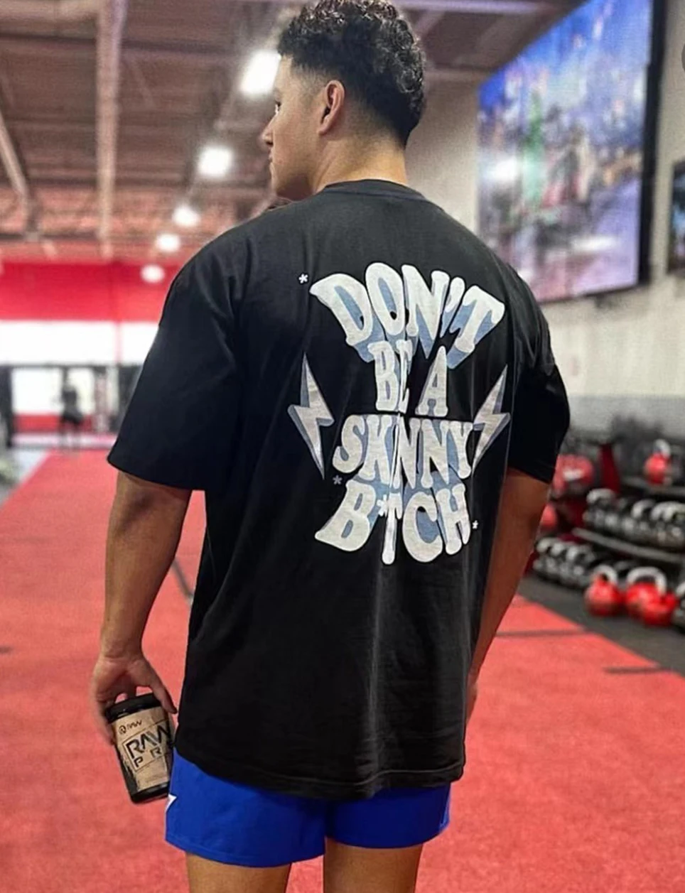 GYM Chris Sports Long-sleeved Pure Cotton Loose Smile-smiling Short-sleeved T-shirt for Men and Women Fitness Training Heavy
GYM Chris Sports Long-sleeved Pure Cotton Loose Smile-smiling Short-sleeved T-shirt for Men and Women Fitness Training Heavy
