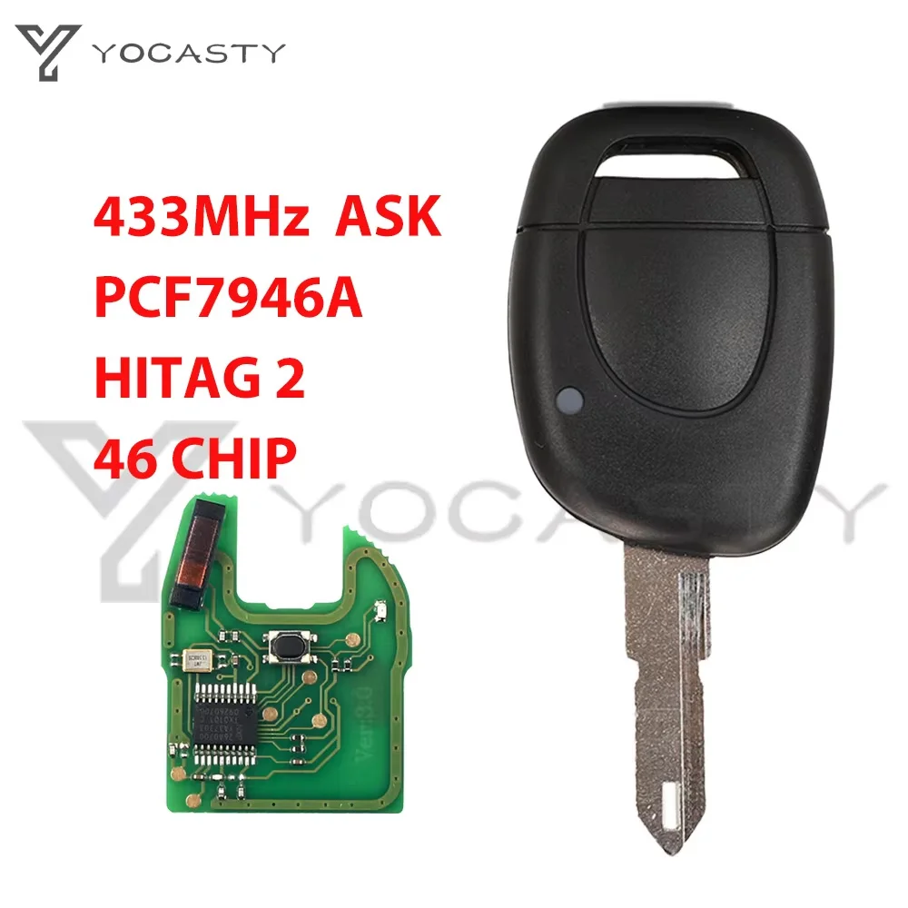 YOCASTY Remote Car KeyPCF7946A PCF7947A NE73 For Renault Clio Modus Kangoo Master Trafic Vauxhall Movano Vivaro Primastar
YOCASTY Remote Car KeyPCF7946A PCF7947A NE73 For Renault Clio Modus Kangoo Master Trafic Vauxhall Movano Vivaro Primastar