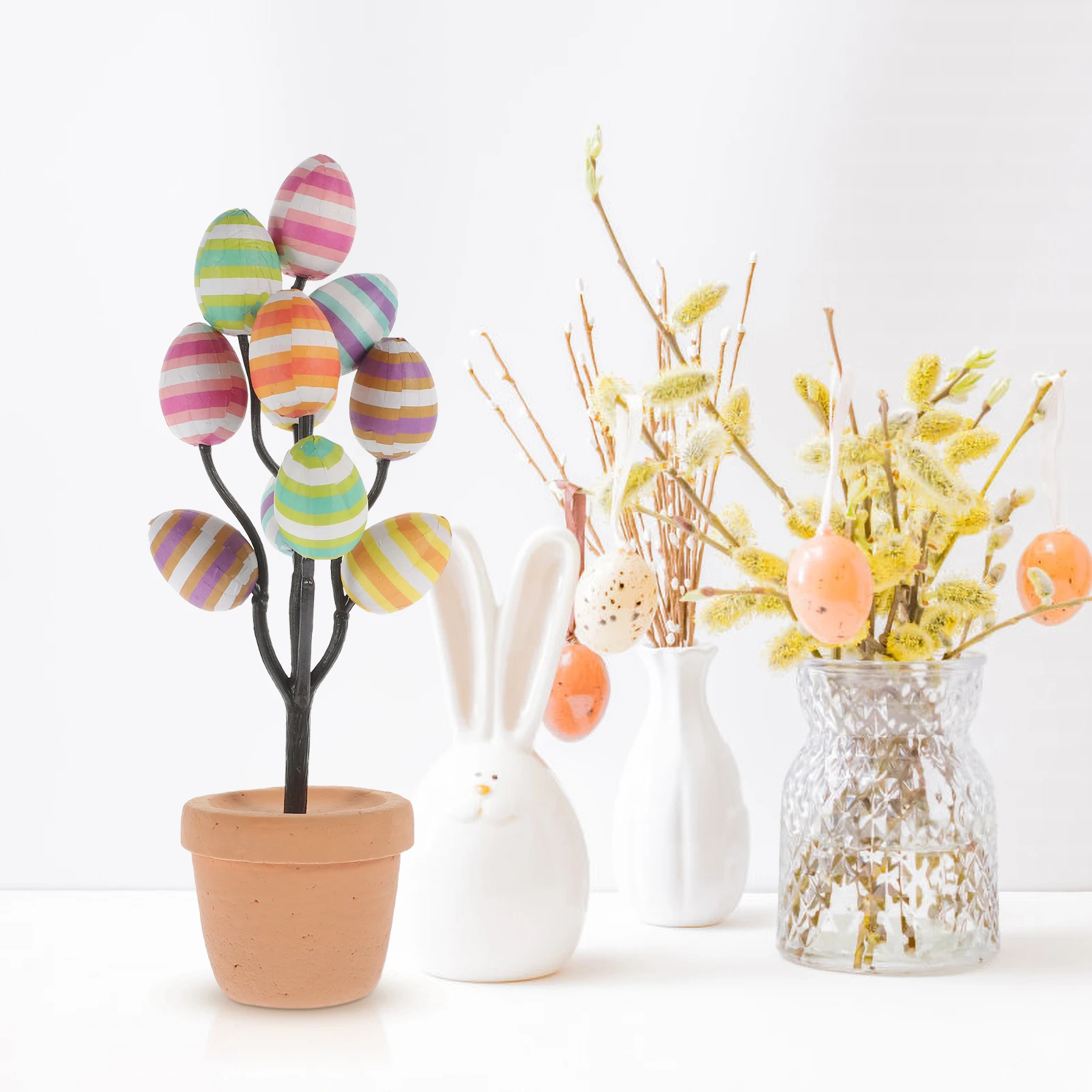 Easter Celebration Tree Tabletop Centerpiece Colorful Simulation Plant Desktop Decoration Holiday Party Favor
Easter Celebration Tree Tabletop Centerpiece Colorful Simulation Plant Desktop Decoration Holiday Party Favor