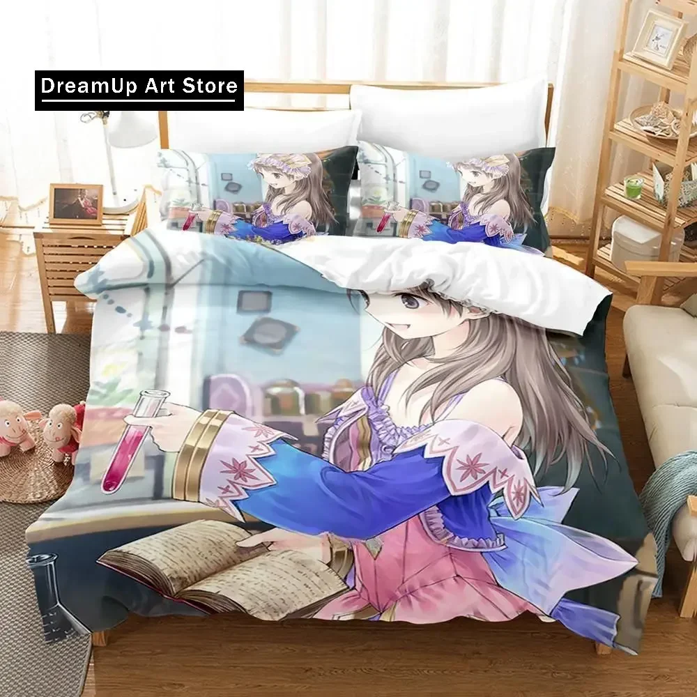 Atelier Totori The Adventurer of Arland Комплект постельного белья с героями мультфильмов аниме, комплект из трех предметов для взрослых и детей, комплекты пододеяльников для спальни, 3D Kawaii
Atelier Totori The Adventurer of Arland Комплект постельного белья с героями мультфильмов аниме, комплект из трех предметов для взрослых и детей, комплекты пододеяльников для спальни, 3D Kawaii