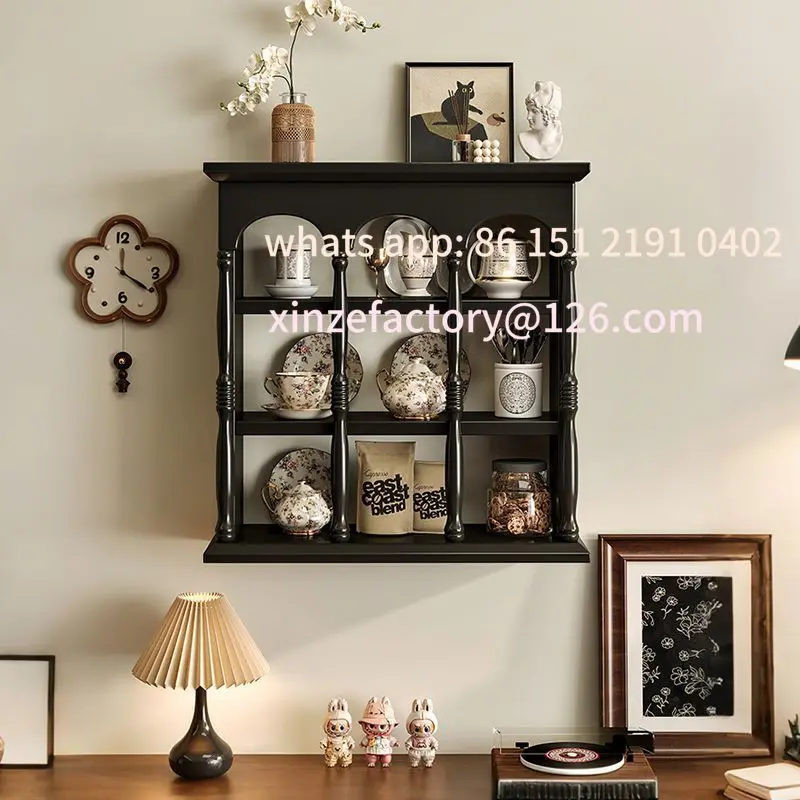 Customizable French Vintage Solid Wood Cup Holder Wall Mounted Storage Shelf Water Cup Display Rack
Customizable French Vintage Solid Wood Cup Holder Wall Mounted Storage Shelf Water Cup Display Rack