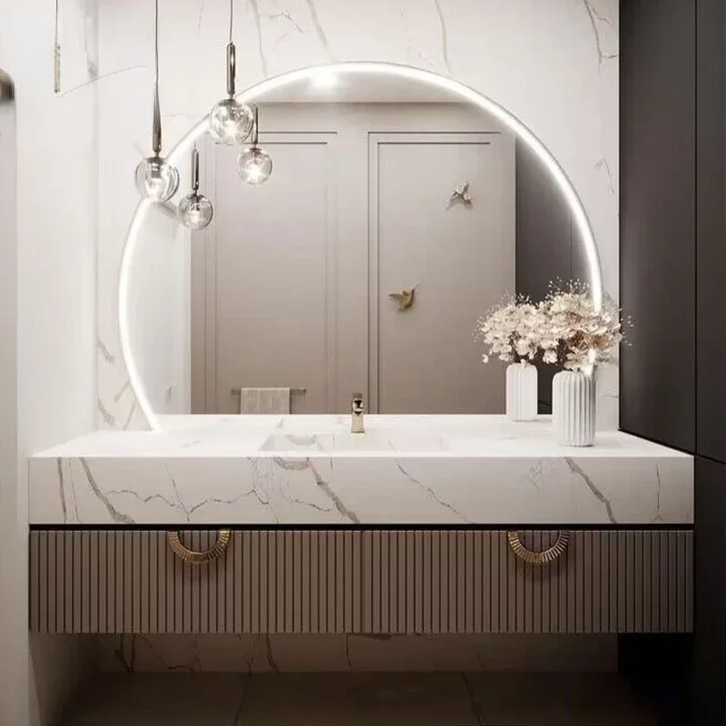 Stone Plate Bathroom Customized Floor-Type Wash Table Basin Cream Style Wash Face Pool
Stone Plate Bathroom Customized Floor-Type Wash Table Basin Cream Style Wash Face Pool