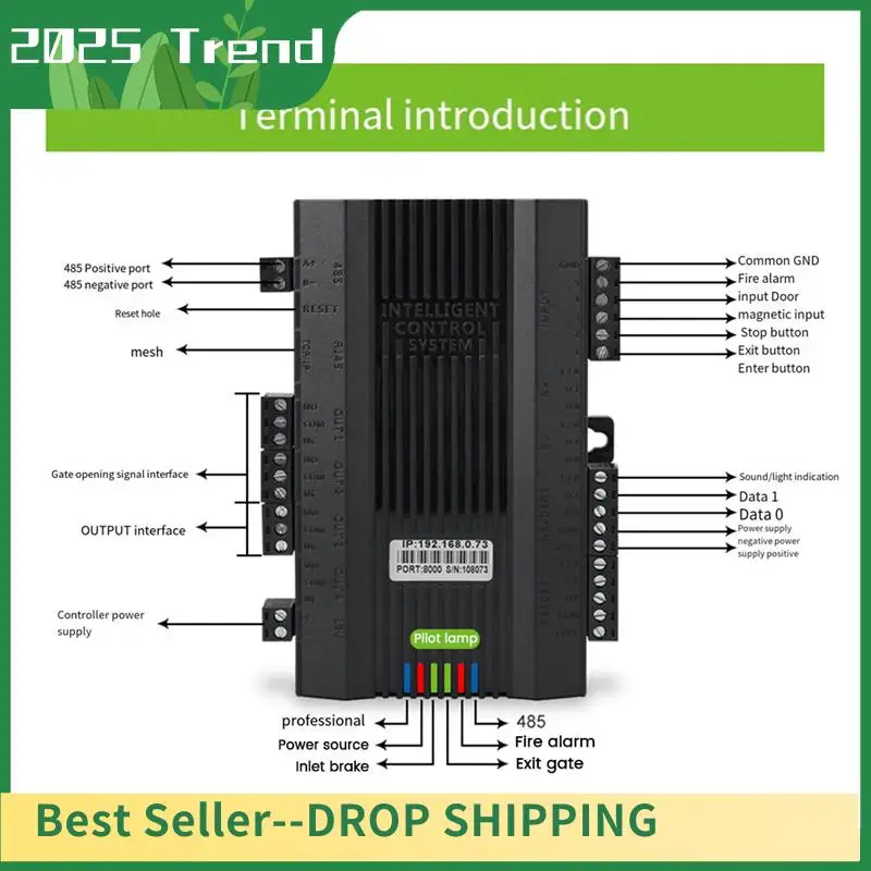 TCP/IP Network Access Control Board Access Panel Channel Gate Access Controller Wiegand 26 34 For Turnstile Gate System Durable
TCP/IP Network Access Control Board Access Panel Channel Gate Access Controller Wiegand 26 34 For Turnstile Gate System Durable
