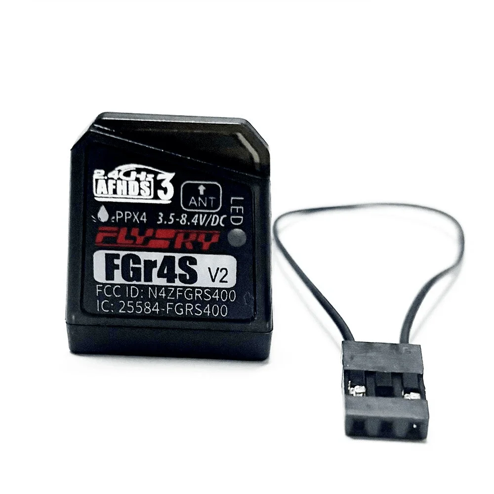4CH 2.4G Flysky FGR4S V2 PPM/IBUS Receiver for NB4 Transmitter RC Car Truck Boat
4CH 2.4G Flysky FGR4S V2 PPM/IBUS Receiver for NB4 Transmitter RC Car Truck Boat