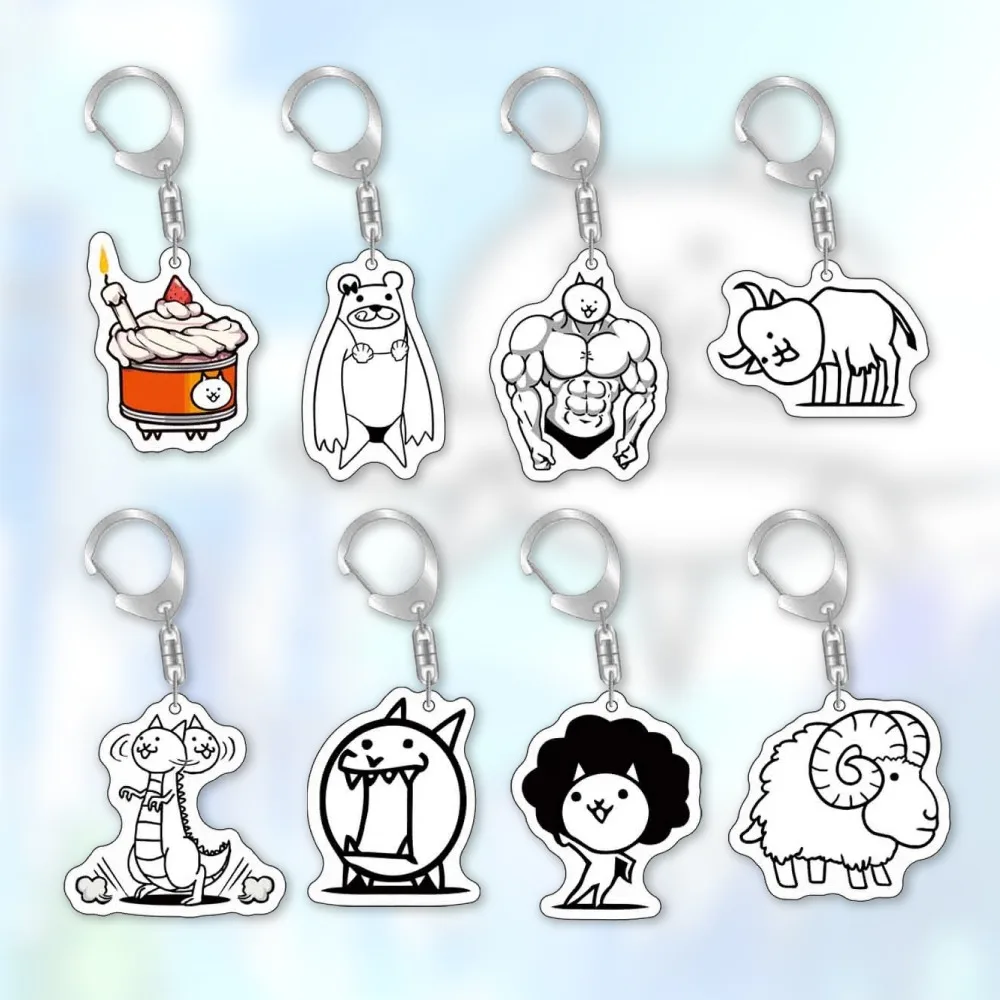 Diy Custom Battle Cats Acrylic Keychain Keyring Anime Game Peripherals Cute Cartoons Jewelry Backpack Pendant Holiday Gifts 
Diy Custom Battle Cats Acrylic Keychain Keyring Anime Game Peripherals Cute Cartoons Jewelry Backpack Pendant Holiday Gifts