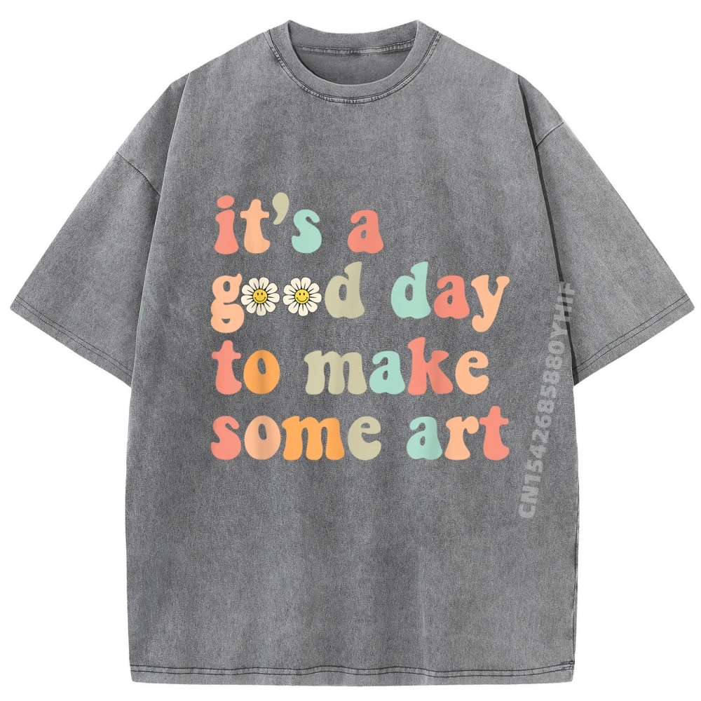Funny Tshirts Cute Comfortable Retro Groovy It A Good Day Luxury Designer Mens Tops Tees Crazy Short Sleeve Washed Shirt
Funny Tshirts Cute Comfortable Retro Groovy It A Good Day Luxury Designer Mens Tops Tees Crazy Short Sleeve Washed Shirt