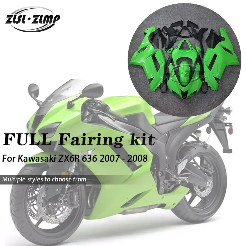 Комплект обтекателей мотоцикла для Kawasaki ZX-6R 636 zx6r 2007 2008, пластиковые обтекатели кузова ZX6R 07 ZX 6R 08, крышка обтекателя кузова
Комплект обтекателей мотоцикла для Kawasaki ZX-6R 636 zx6r 2007 2008, пластиковые обтекатели кузова ZX6R 07 ZX 6R 08, крышка обтекателя кузова