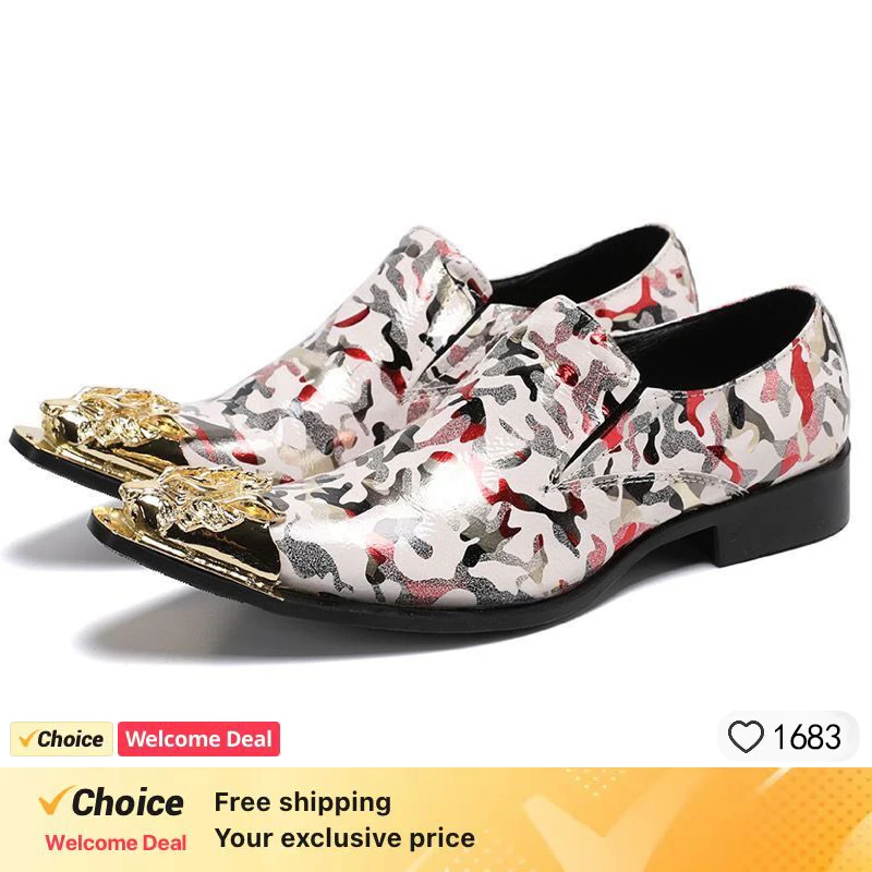New Handmade Men Gentleman Luxury shoes and Gold Top Fashion party and wedding men dress shoes men's flats
New Handmade Men Gentleman Luxury shoes and Gold Top Fashion party and wedding men dress shoes men's flats