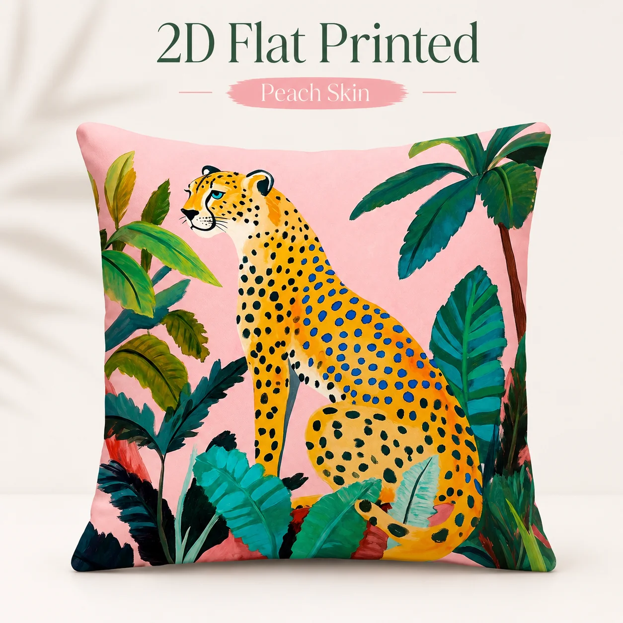 Tropical Palm Leaf Leopard Pillowcase 2D Flat Printed Peach Skin Cushion Cover Couch Bedroom Living Room Aesthetic Decor
Tropical Palm Leaf Leopard Pillowcase 2D Flat Printed Peach Skin Cushion Cover Couch Bedroom Living Room Aesthetic Decor