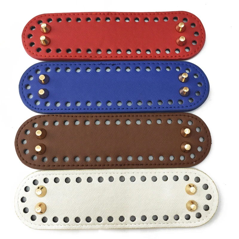 18*5cm Oval Bag Bottom PU Leather Bag Bottom Base For Knitting Handbag Solid Color Bag Bottom With Rivet Women Bag Accessories
18*5cm Oval Bag Bottom PU Leather Bag Bottom Base For Knitting Handbag Solid Color Bag Bottom With Rivet Women Bag Accessories