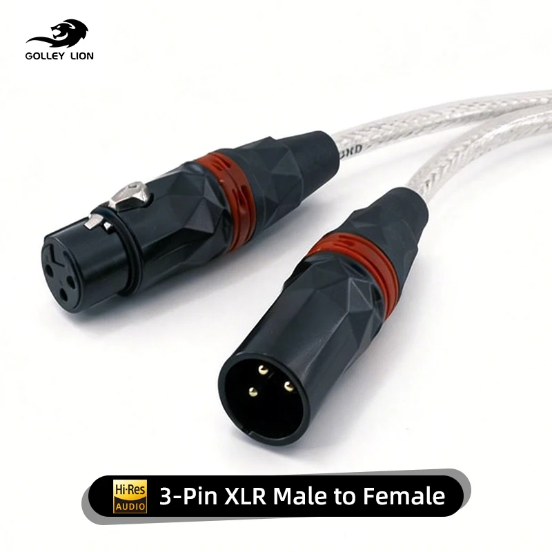 XLR Male to XLR Female Microphone Cable,Balanced 3 PIN Compatible with Shure SM Microphone Behringer Speaker Systems
XLR Male to XLR Female Microphone Cable,Balanced 3 PIN Compatible with Shure SM Microphone Behringer Speaker Systems