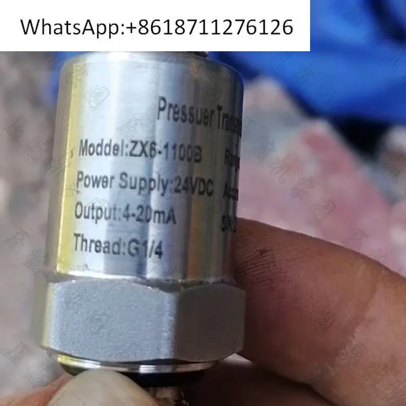 Screw air compressor PRESSURE TRANSMITTER pressure sensor ZX6-1100B stainless steel probe
Screw air compressor PRESSURE TRANSMITTER pressure sensor ZX6-1100B stainless steel probe