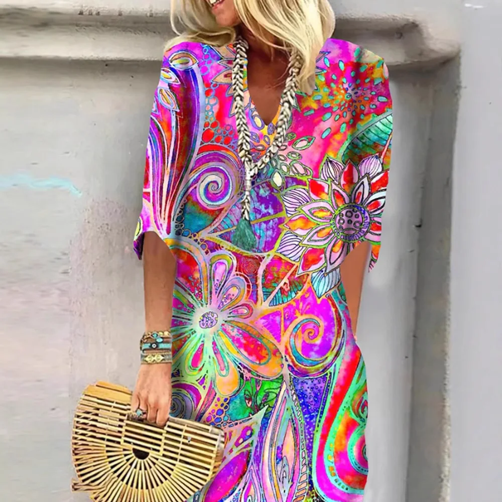 Платья женские длинные платья в стиле пэчворк с принтом V-образным вырезом и коротким рукавом с высокой талией трапециевидной формы средней длины лето 2025 офисные женские платья
Платья женские длинные платья в стиле пэчворк с принтом V-образным вырезом и коротким рукавом с высокой талией трапециевидной формы средней длины лето 2025 офисные женские платья