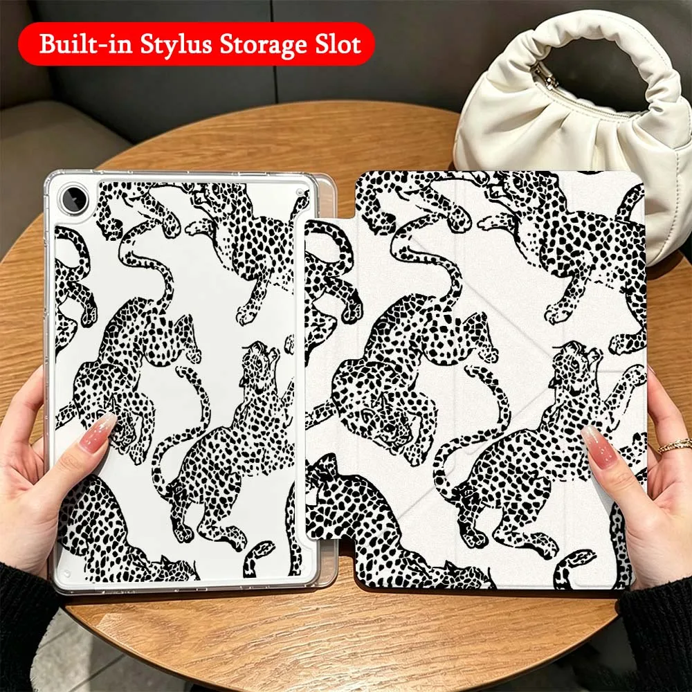 Leopard Seamless For Samsung Galaxy Tab A9 A8 A11 S6 S7 S8 S9 S10 FE Plus Lite Transparent Y-Shaped Folding Tablet Case
Leopard Seamless For Samsung Galaxy Tab A9 A8 A11 S6 S7 S8 S9 S10 FE Plus Lite Transparent Y-Shaped Folding Tablet Case