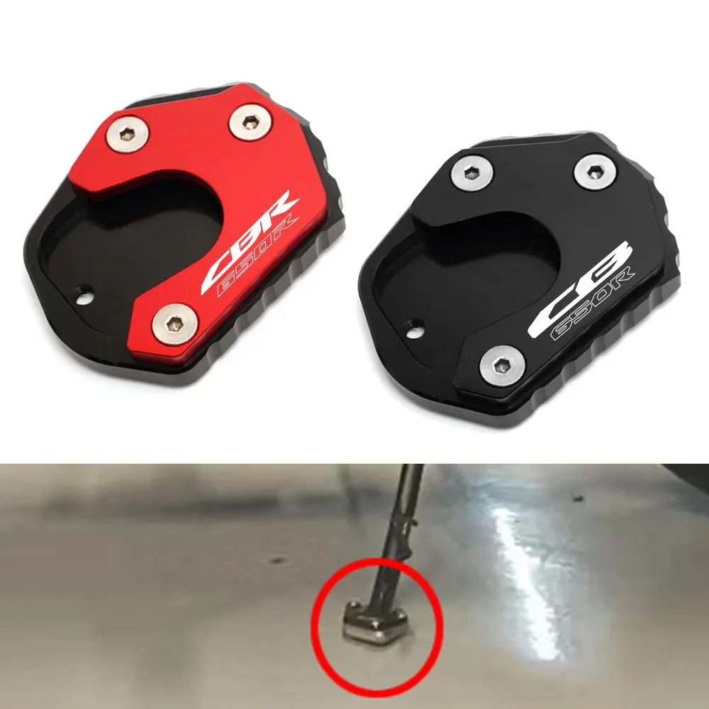 For Honda Cbr650r CBR 650R 650 R 2019-2022 2023 CNC Side Stand Enlarger Kickstand Pad Plate Extender Motorcycle Accessories
For Honda Cbr650r CBR 650R 650 R 2019-2022 2023 CNC Side Stand Enlarger Kickstand Pad Plate Extender Motorcycle Accessories